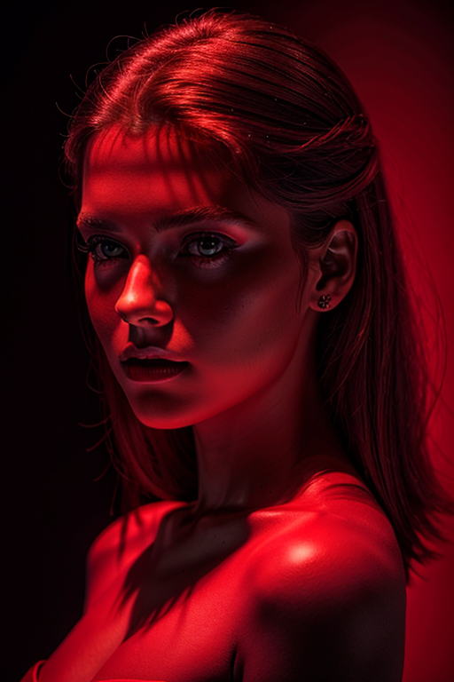 red eyes pic girl aesthetic